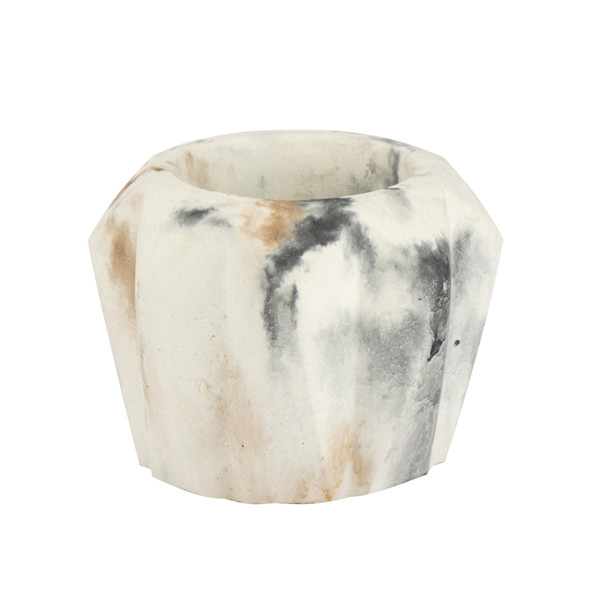 گلدان دکوسیتی طرح سنگ مدل سانرایز