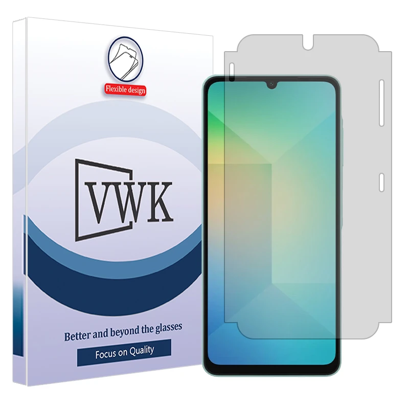محافظ صفحه نمایش وی دبلیو کی مدل شفاف مناسب برای گوشی موبایل سامسونگ Galaxy A06