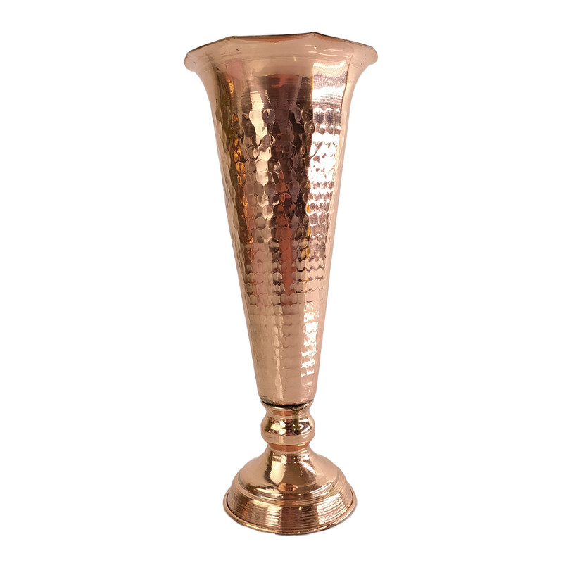 گلدان مسی مدل مخروطی کد 7575
