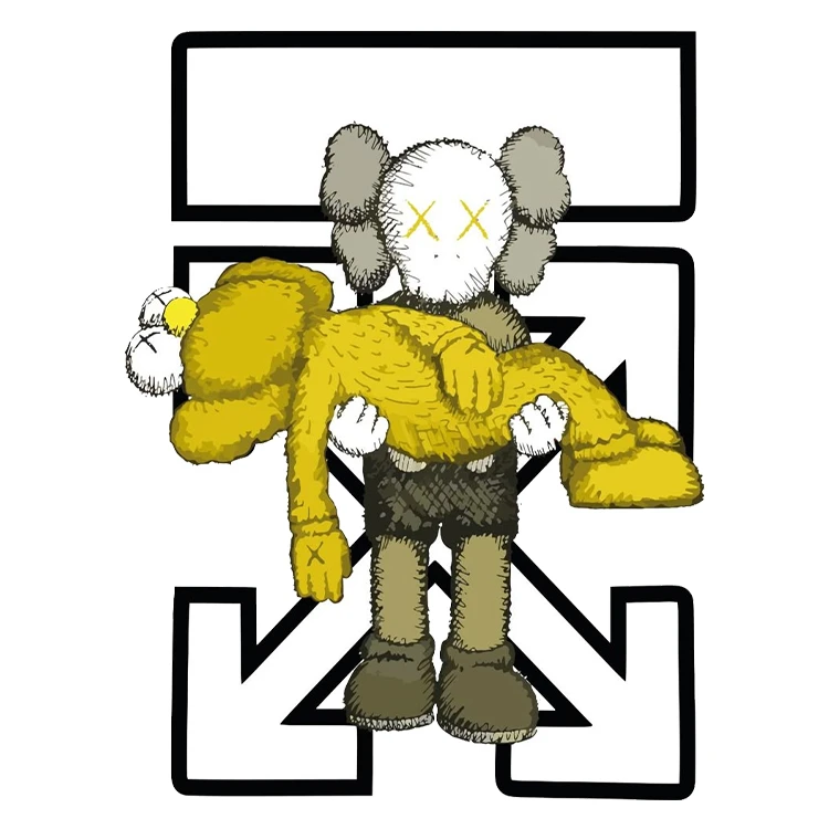 استیکر پارچه و لباس پاد آفرین مدل کارتونی کد S1545