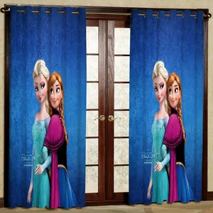 پرده مدل مخمل پانچی طرح السا و آنا کد 1032 سایز 200x140 سانتی متر