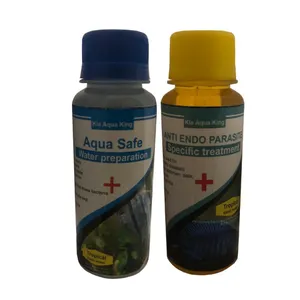محلول ضد انگل آکواریوم مدل AA-120 حجم 120 میلی لیتر به همراه محلول آکواسیف آکواریوم