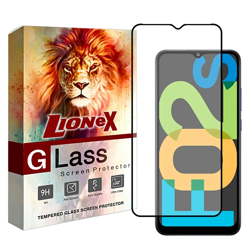 محافظ صفحه نمایش سرامیکی مات لایونکس مدل MCERAMLION مناسب برای گوشی موبایل سامسونگ Galaxy F02s