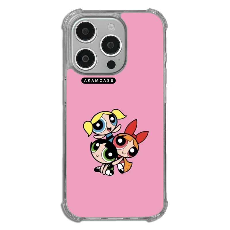کاور آکام مدل AMCWTA15PRO-POWERPUFF GIRLS11 مناسب برای گوشی موبایل اپل iPhone 15 Pro