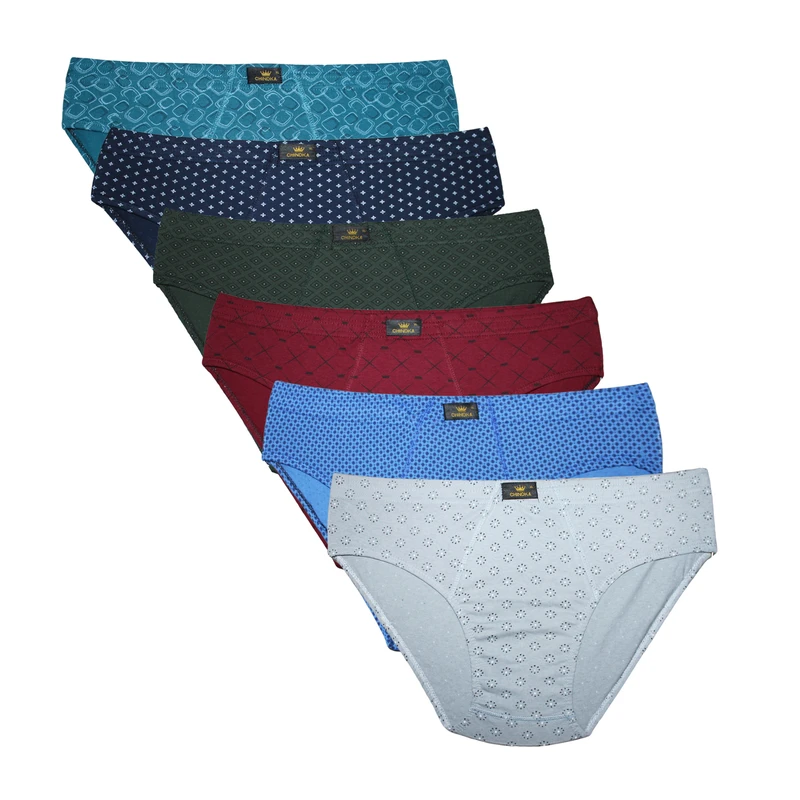 شورت اسلیپ مردانه چیندکا مدل نخی کد 113 مجموعه 6 عددی