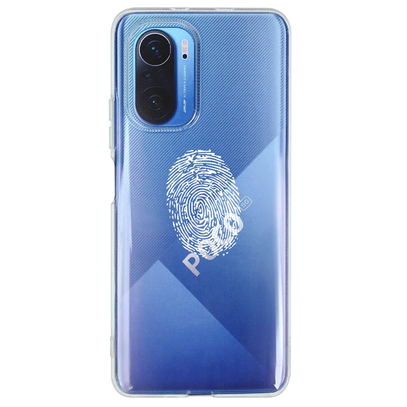 کاور مگافون طرح اثر انگشت مدل C62-W مناسب برای گوشی موبایل شیائومی Poco F3