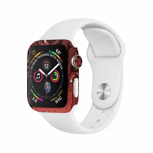 MAHOOT Red_Printed_Circuit_Board Cover Sticker for Apple Watch Watch 4 40mm