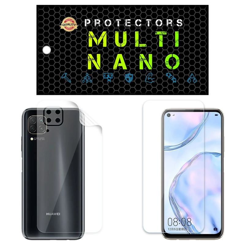 محافظ صفحه نمایش مولتی نانو مدل X-SFT مناسب برای گوشی موبایل هوآوی Nova 6 SE به همراه محافظ پشت
