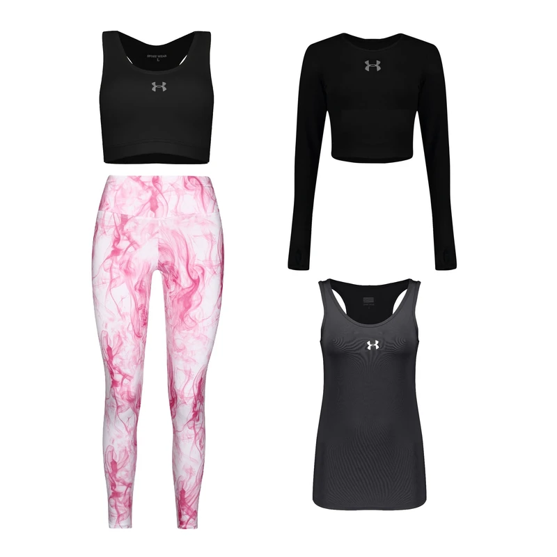 ست 4 تکه لباس ورزشی زنانه مدل 1801-4104-63-9101