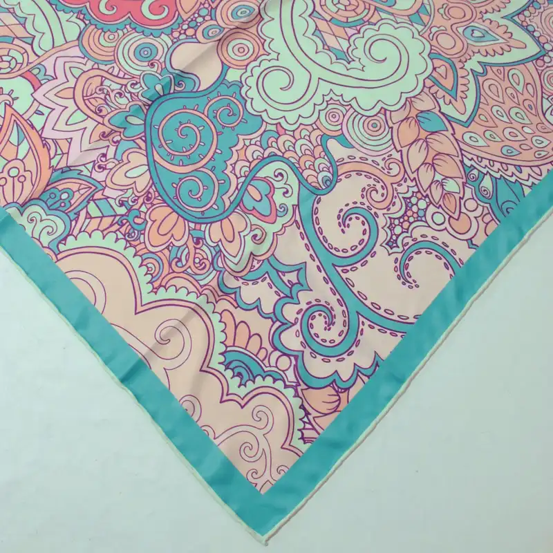 روسری زنانه مدل ابریشم دست دوز کد ana-5076-90