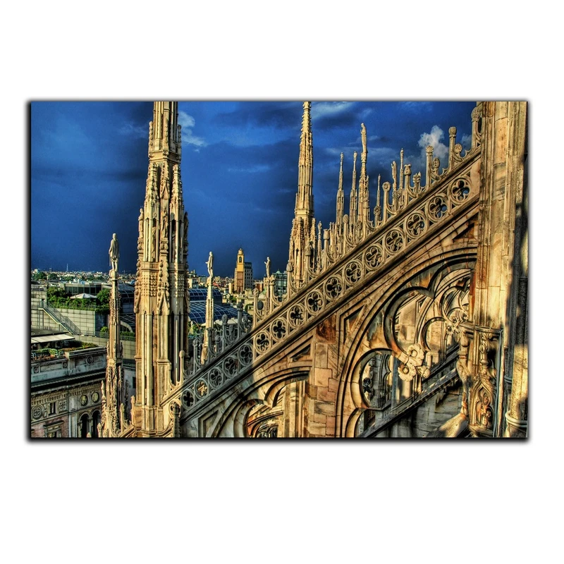 تابلو شاسی بکلیت طرح منظره شهر میلان ایتالیا مدل SH-233