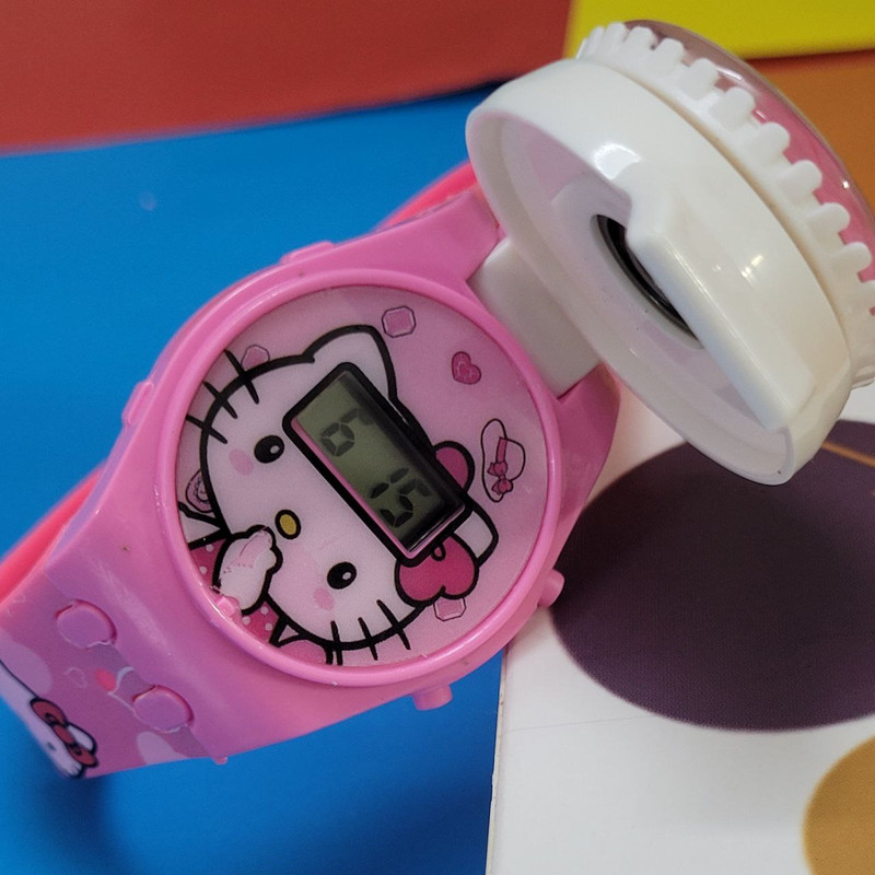 ساعت مچی دیجیتال مدل صفحه چرخان کد 01