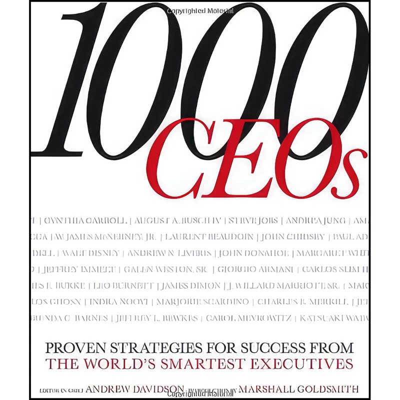کتاب 1000 CEOs اثر DK Publishing and Andrew Davidson انتشارات Dk Pub