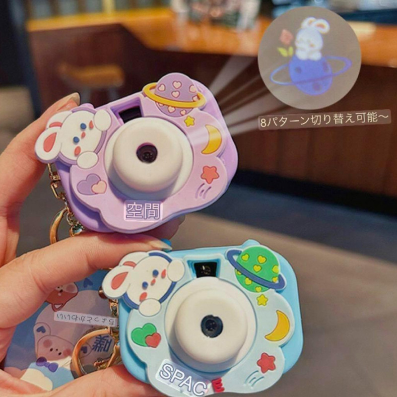 جاکلیدی دخترانه مدل دوربین چراغدار کد S1