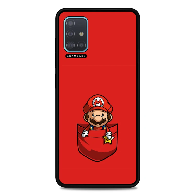 کاور آکام مدل AMC-WSGA51-SUPER MARIO3 مناسب برای گوشی موبایل سامسونگ Galaxy A51