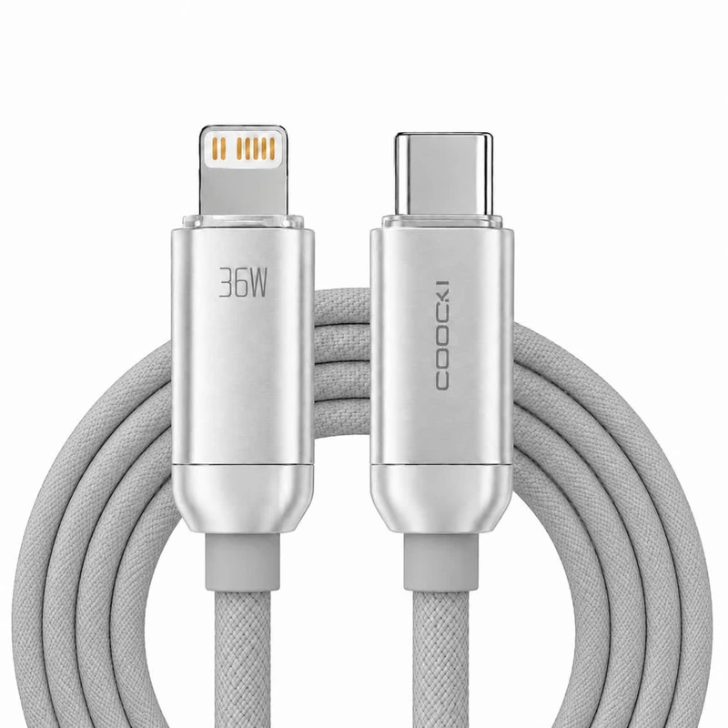 کابل تبدیل USB-C به لایتنینگ توکی مدل iP-13 به طول ۱ متر 