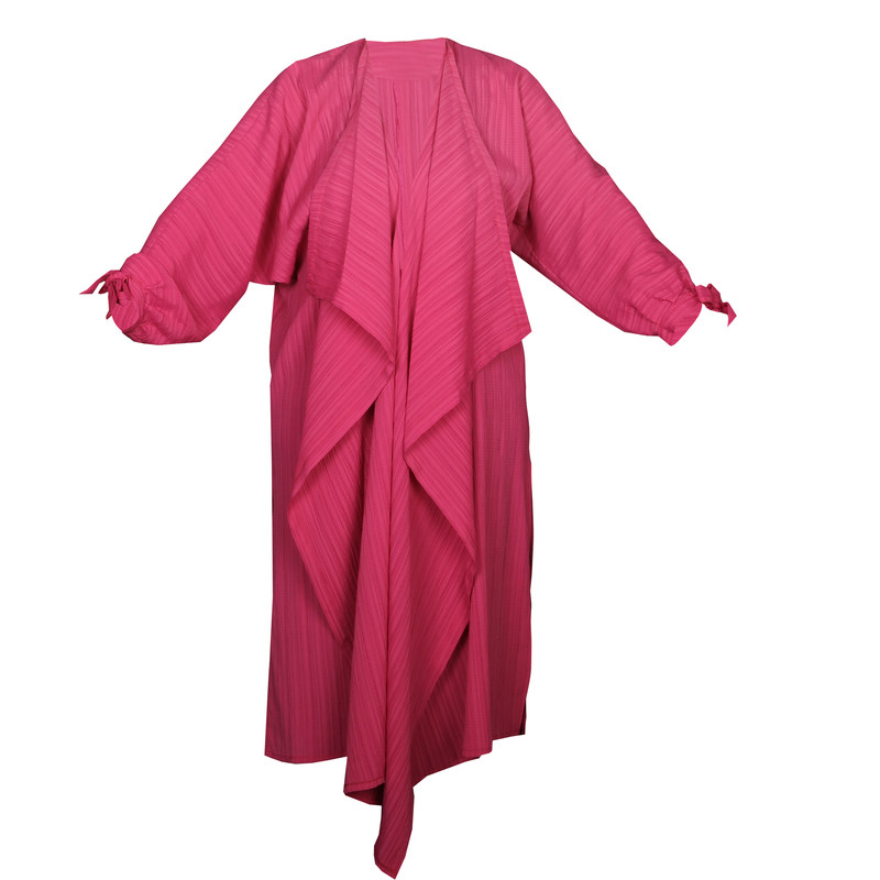 مانتو زنانه مدل کیمانو یقه آبشاری Z1033
