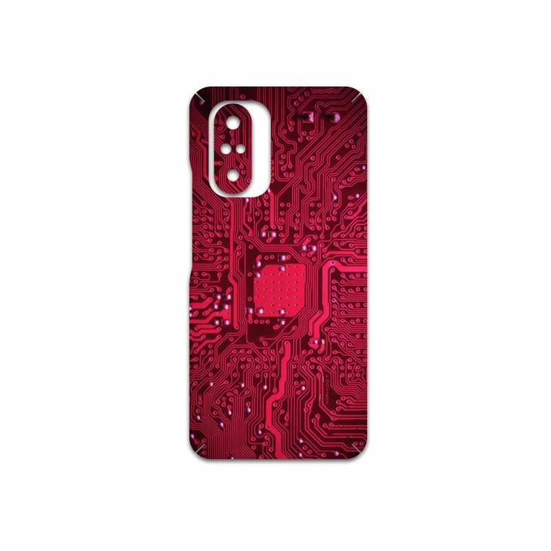 برچسب پوششی ماهوت مدل Red-Printed-Circuit-Board مناسب برای گوشی موبایل شیائومی Poco F3 5G