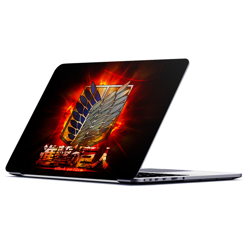 استیکر لپ تاپ ماسا دیزاین طرح attack on titan مدل MASAV0078 مناسب برای لپ تاپ 15.6 اینچ