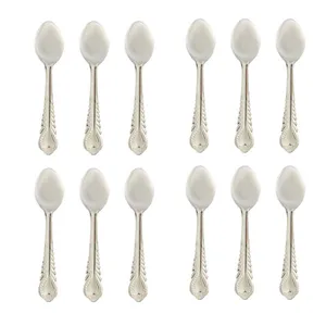 قاشق چای خوری مدل الماس کد GH99 بسته 12عددی