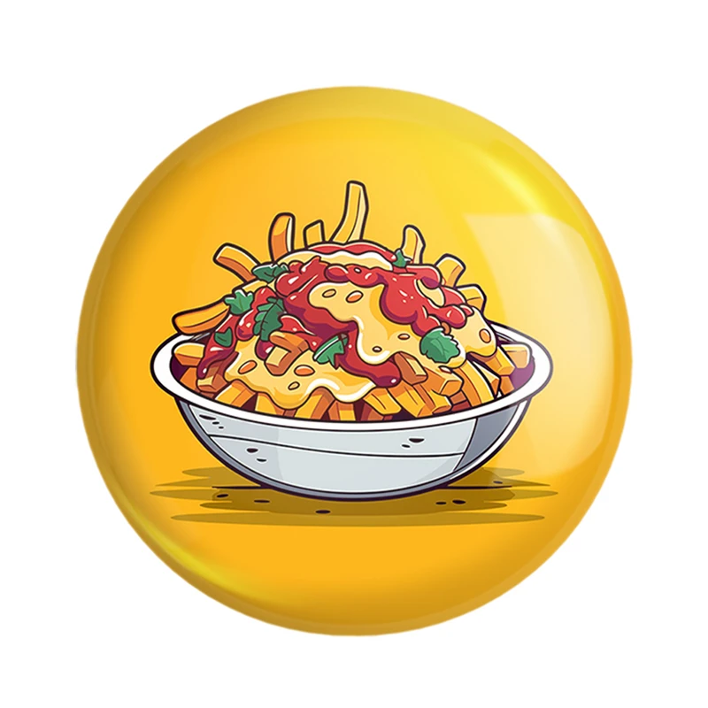 مگنت خندالو مدل فست فود (Fast Food) کد 36555