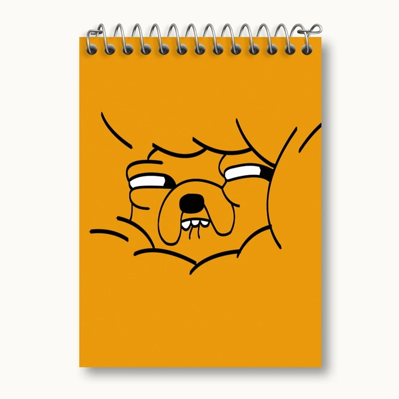 دفتر یادداشت 50 برگ خندالو مدل جیک وقت ماجراجویی Adventure Time کد 20811