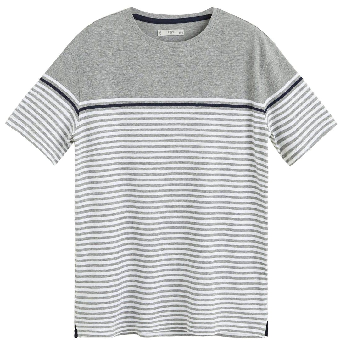 تی شرت آستین کوتاه مردانه مانگو مدل GR592CON -  - 1
