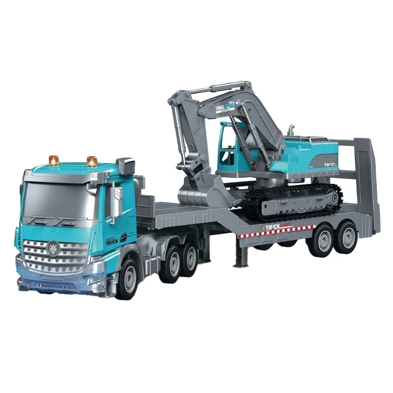 تریلی کنترلی مدل حمل لیفتراک طرح چراغدار کد YJ-077