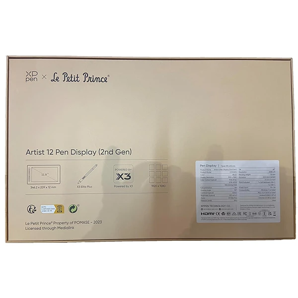 عکس شماره 2 : قلم نوری با صفحه نمایش 11.9 اینچ ایکس پی-پن مدل artist 12 (2nd gen) la petite prince