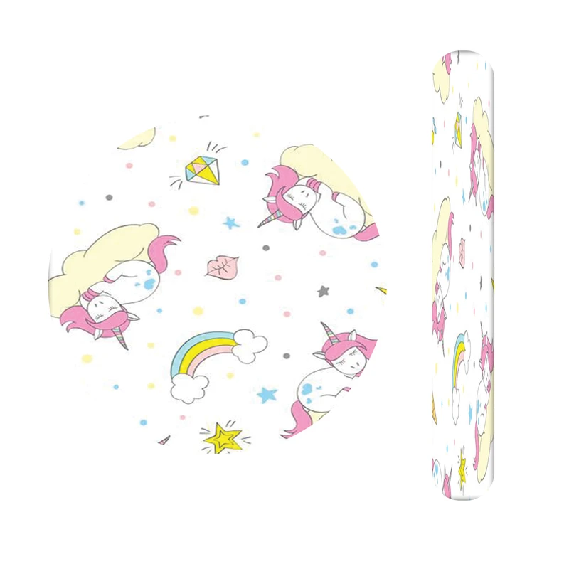 آینه آرایشی جیبی مدل یونیکورن کد486  به همراه سوهان ناخن 