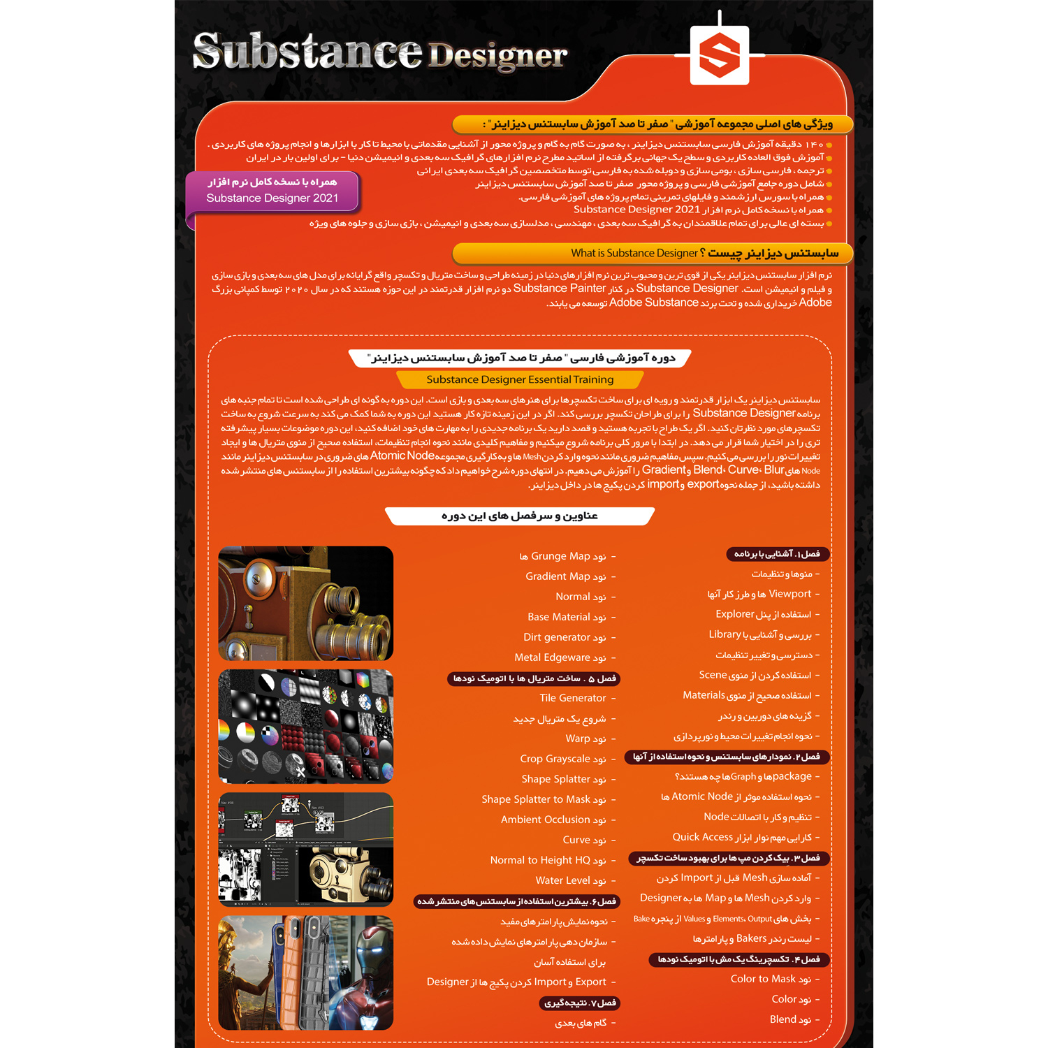 نرم افزار آموزش صفر تا صد سابستنس دیزاینر نشر صفر تا صد