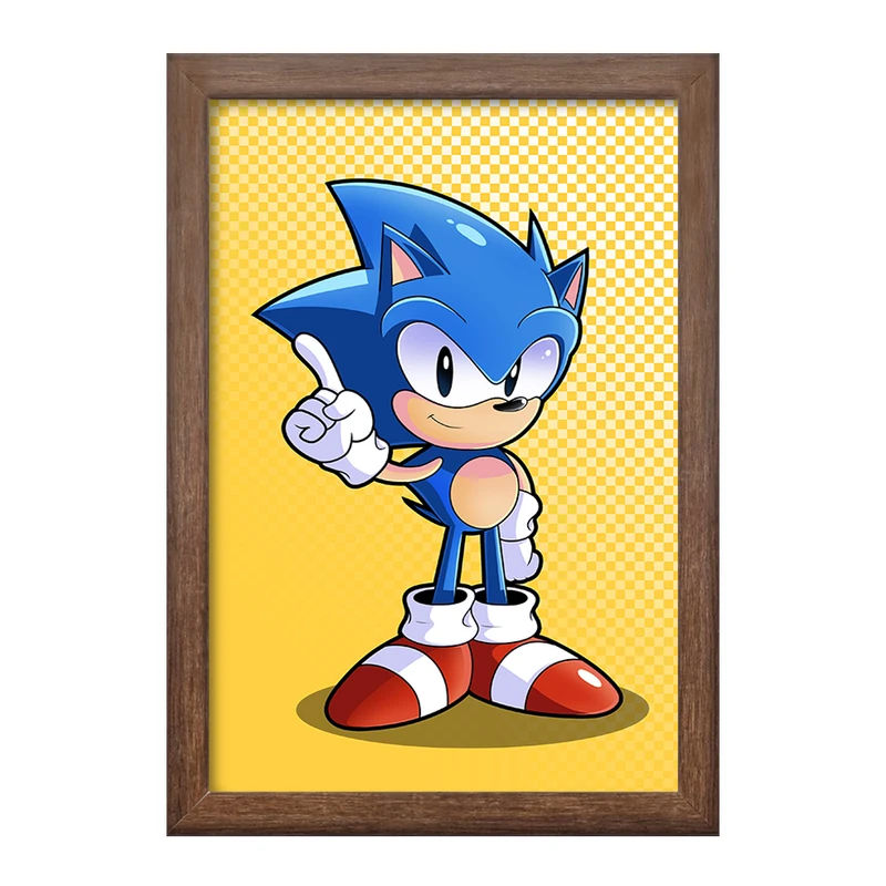 تابلو خندالو طرح سونیک (Sonic) کد F723