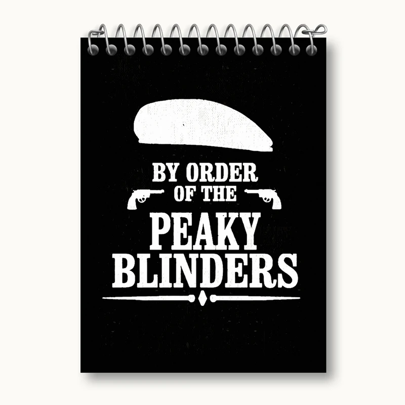 دفتر یادداشت 50 برگ خندالو مدل سریال پیکی بلایندرز Peaky Blinders کد 3199