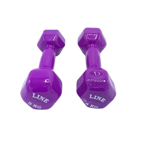 دمبل مدل ایروبیک 5 کیلوگرمی بسته دو عددی