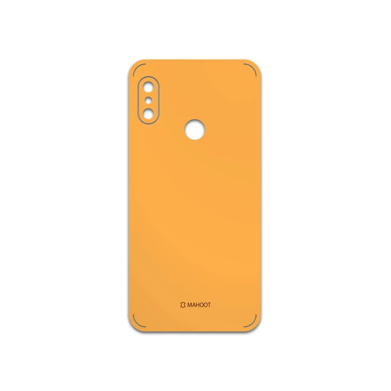 برچسب پوششی ماهوت مدل Matte-Orange مناسب برای گوشی موبایل شیائومی Mi A2 Lite