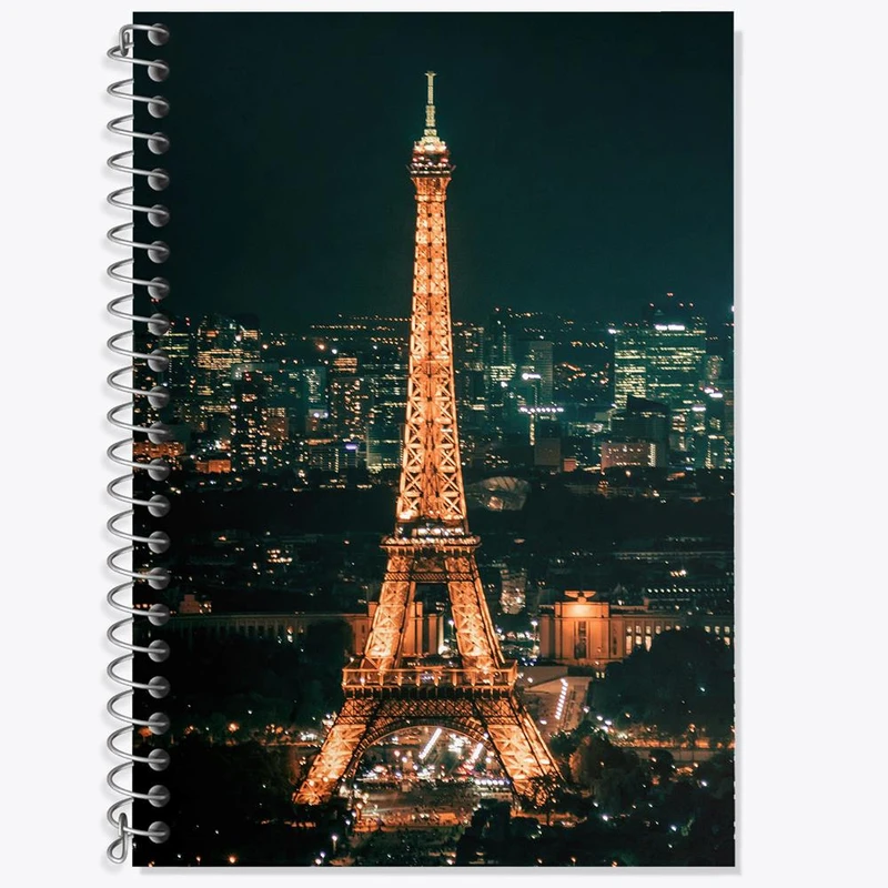 دفتر لغت 50 برگ خندالو مدل برج ایفل کد 20745