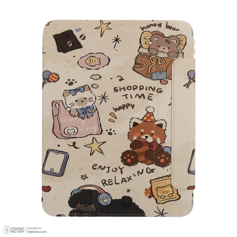 کیف کلاسوری دی کیس مدل Shopping مناسب برای تبلت اپل iPad 2022 10th Generation-10.9 inch