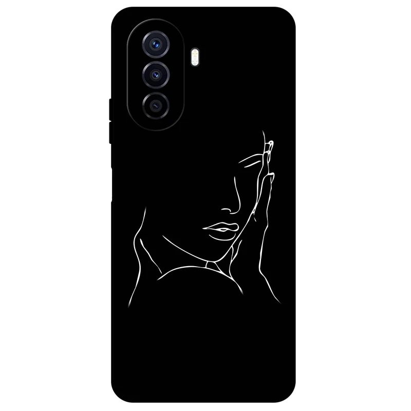 کاور مگافون طرح دخترانه مدل 8153 مناسب برای گوشی موبایل هوآوی Nova Y71