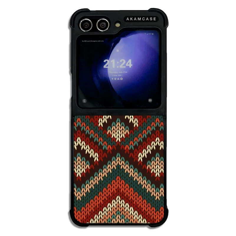 کاور آکام مدل AMC-WSGZFLIP5-WINTER FABRIC6 مناسب برای گوشی موبایل سامسونگ Galaxy Z Flip 5