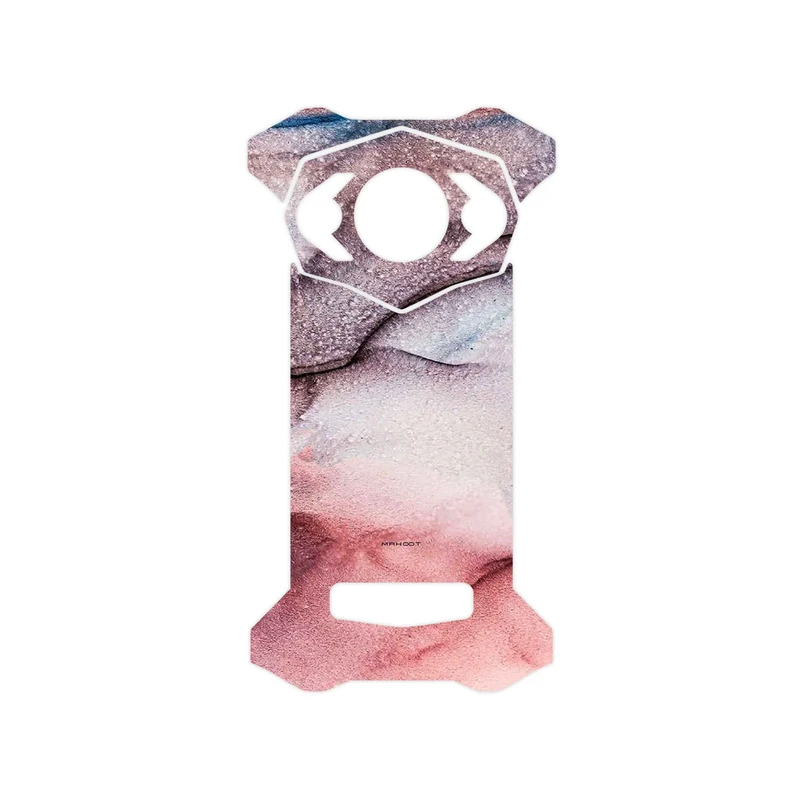 برچسب پوششی ماهوت مدل Smoky pink marble مناسب برای گوشی موبایل دوجی S98 Pro