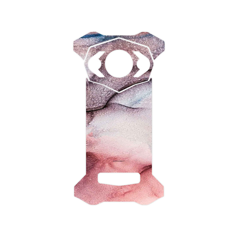 برچسب پوششی ماهوت مدل Smoky pink marble مناسب برای گوشی موبایل دوجی S98 Pro