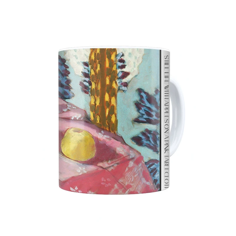 ماگ ترمه طراحان ایده مدل اشیاء بی جان، سیب روی رومیزی ماتیس کد art0659