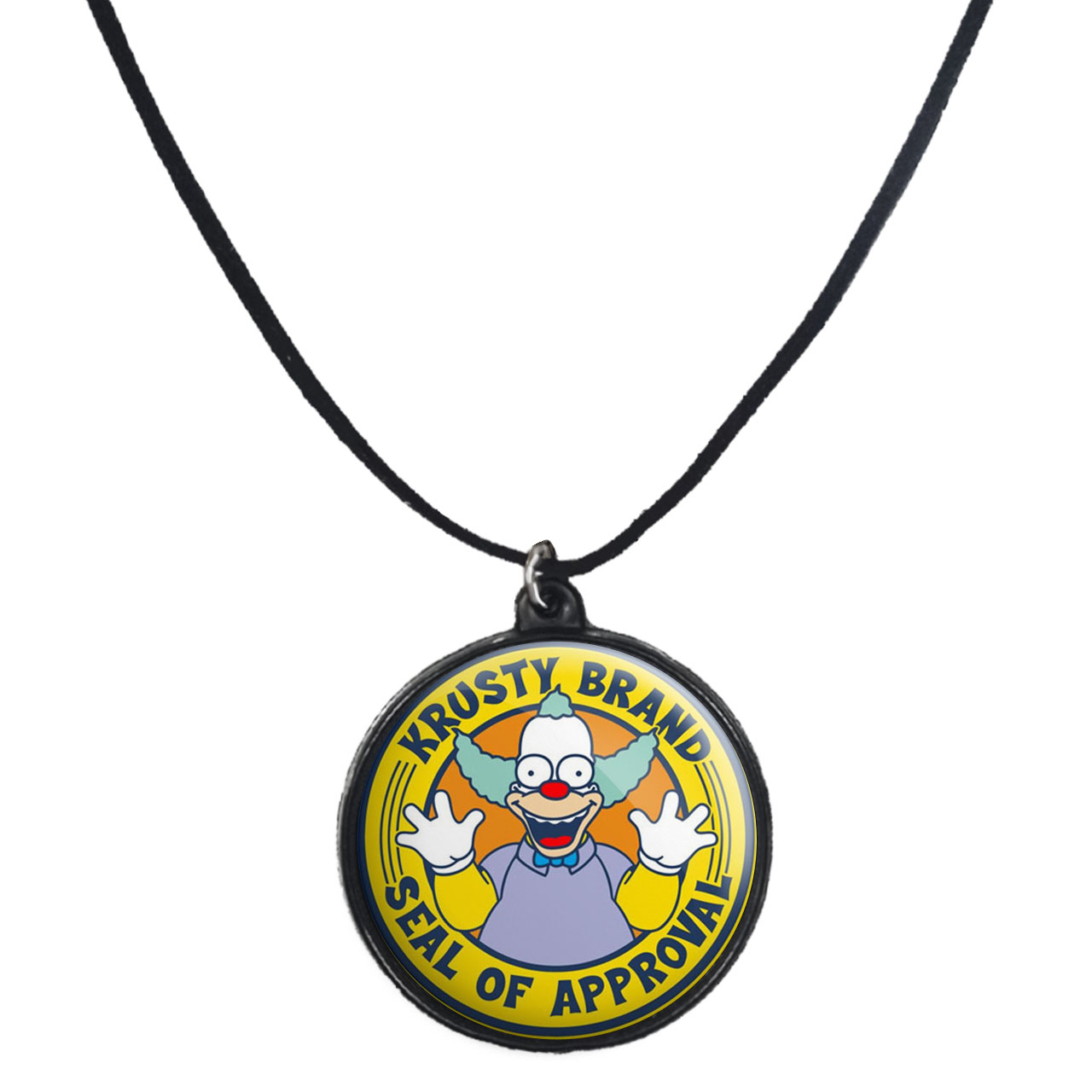 گردنبند پرمانه طرح سیمپسون ها کد pmb.21226 مدل دو طرفه