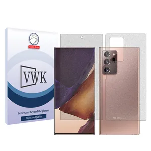 VWK Tough model matte screen protector suitable for Samsung Galaxy Note20 Ultra 5G mobile phone along with the back protector 
