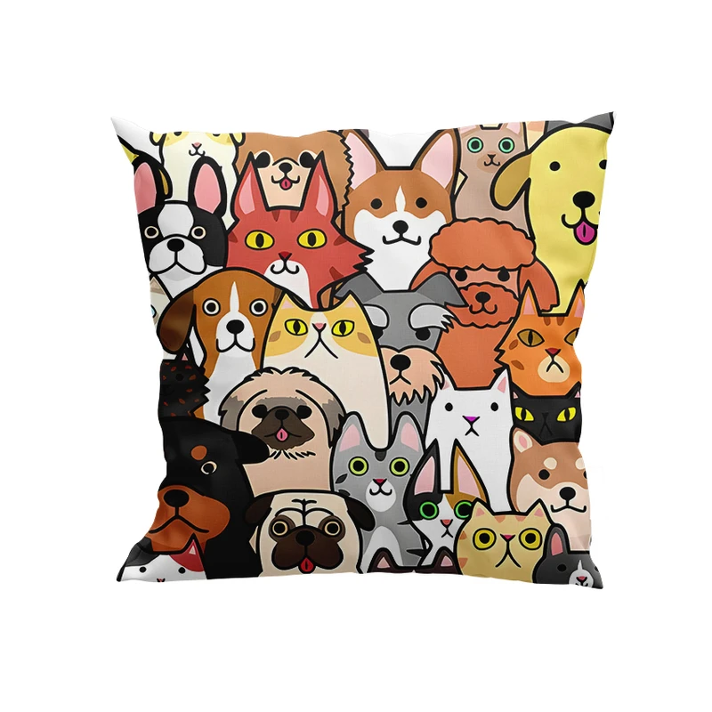 کوسن کودک پاد آفرین سایز 30*30 سانتی متر مدل حیوانات کد DKK1356