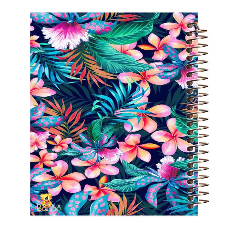 دفتر مشق 100 برگ بانیبو طرح گل کد 750