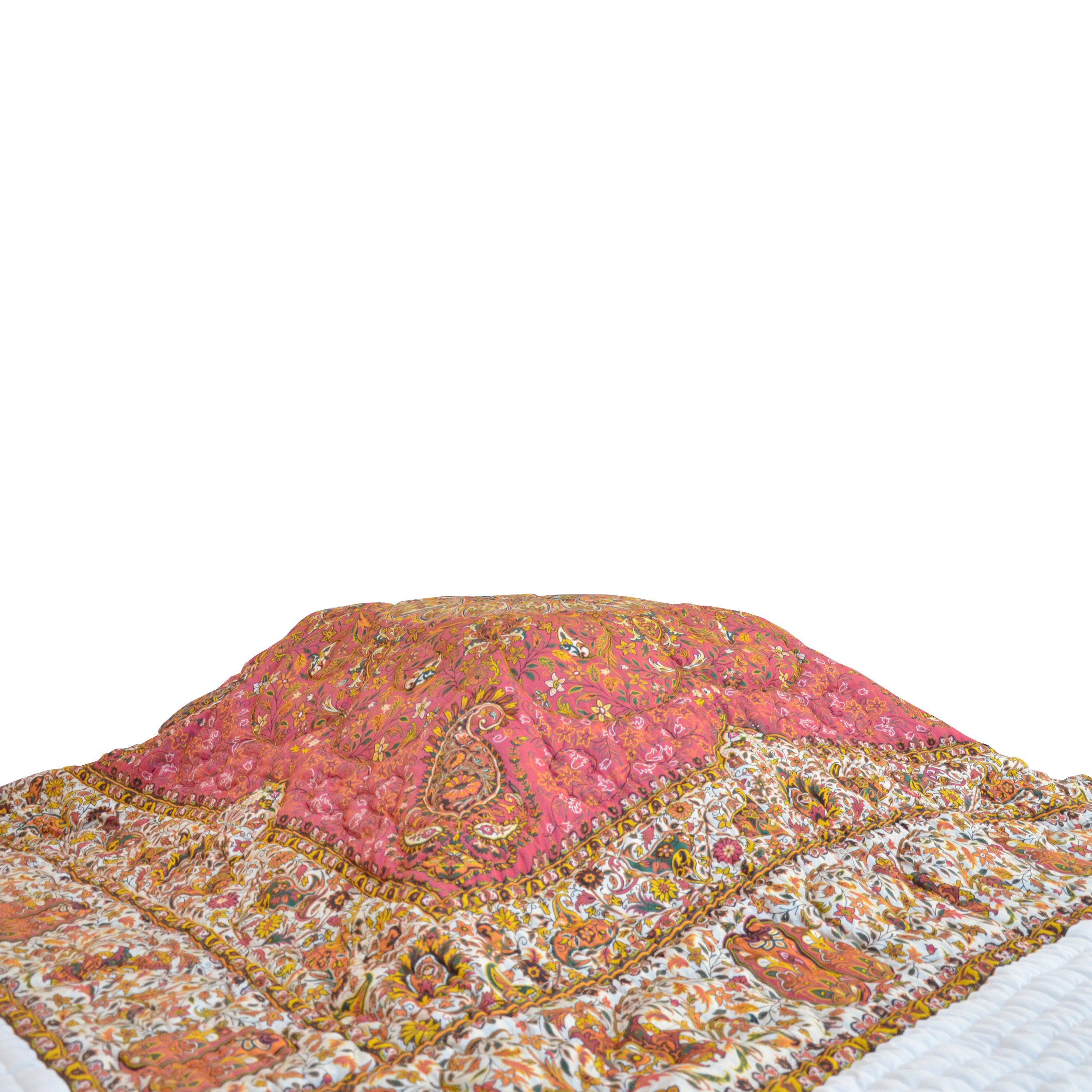 لحاف کرسی ترمه مدل خاتون کد 131 سایز 350x350 سانتی متر