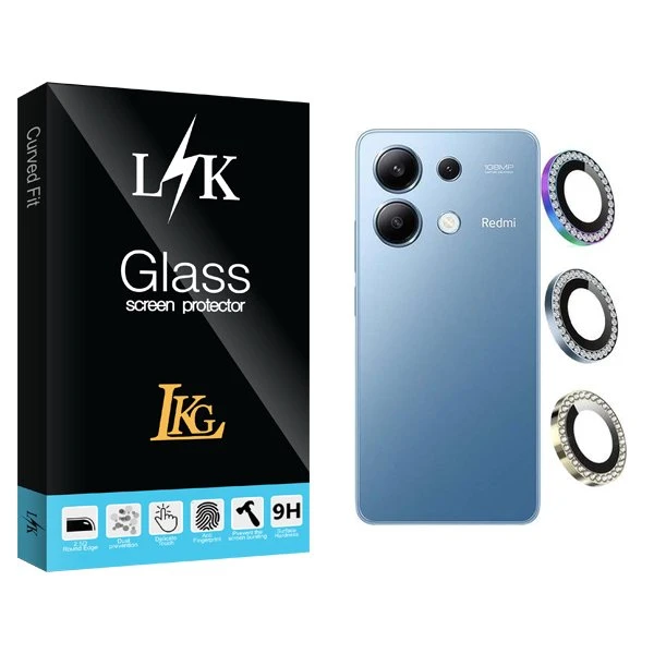 محافظ لنز گوشی ال کا جی مدل LKK Ringi negin مناسب برای گوشی موبایل شیائومی Redmi note 13 4G
