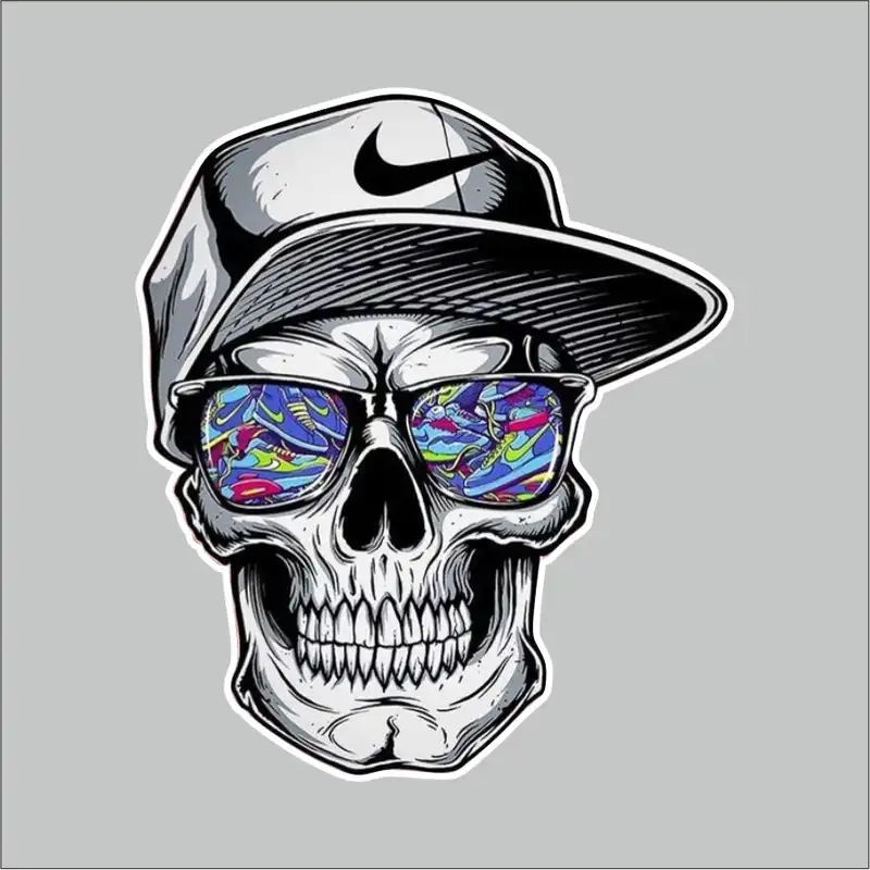 برچسب بدنه خودرو طرح اسکلت کد z27