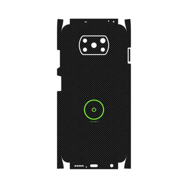 برچسب پوششی ماهوت مدل Minimal Power Button-FullSkin مناسب برای گوشی موبایل شیائومی Poco X3 Pro